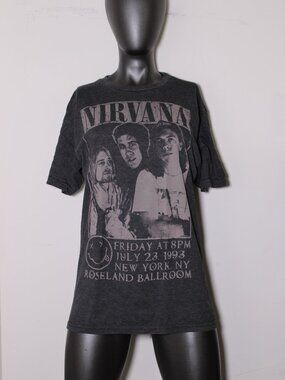 Six Fifty One Nirvana Roseland Ballroom 1993 Graphic Band T-Shirt Size M